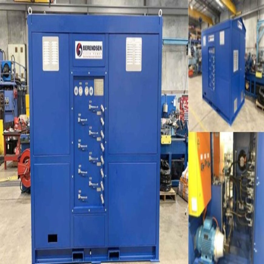 Hydraulic Power Unit Manufactured For Export To An International Gold Mine