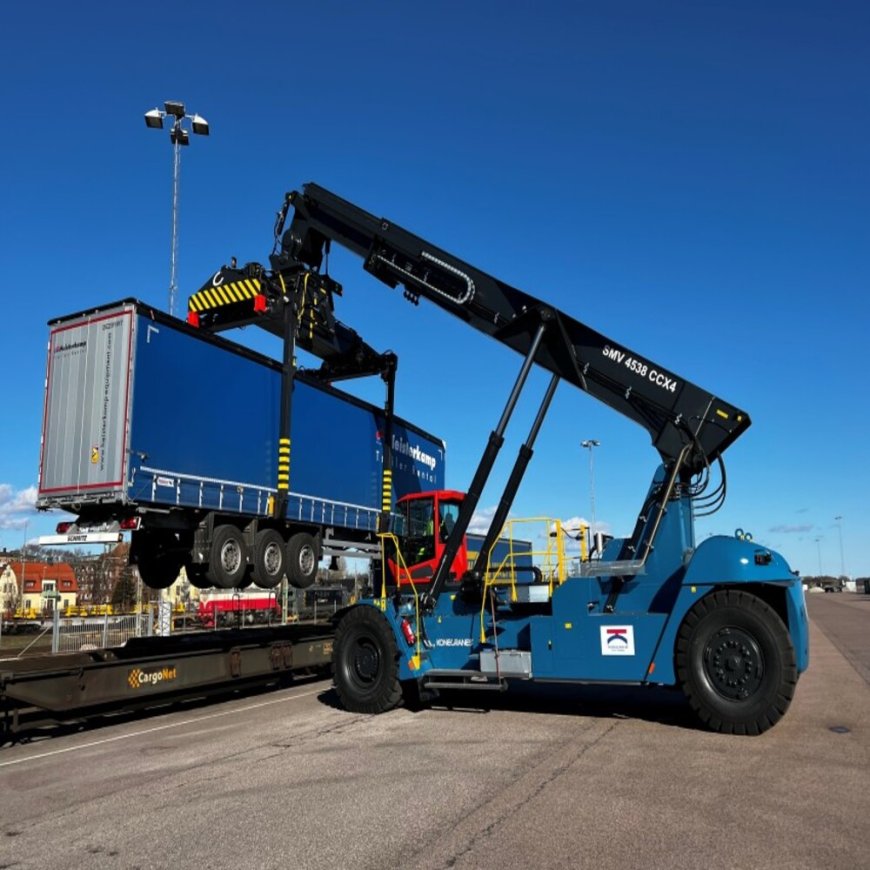 Trelleborg Port in Sweden welcomes a Konecranes reach stacker to bolster its capacity for increasing intermodal traffic