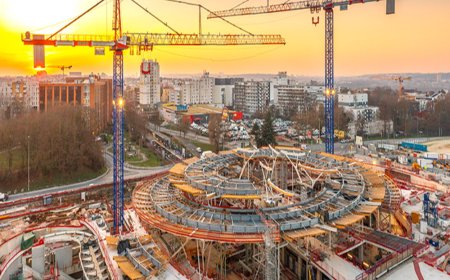 New Train Station Emerges Thanks to Liebherr Tower Cranes in the Grand Paris Express Project