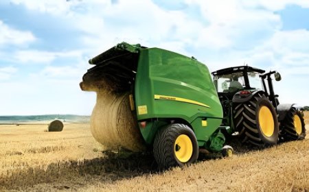 The latest John Deere 1 Series Round Balers combines speed and efficiency, all while gathering essential data about bale production.